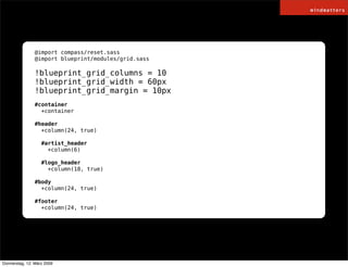 HAML / SASS and COMPASS