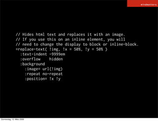 HAML / SASS and COMPASS