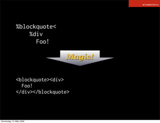 HAML / SASS and COMPASS