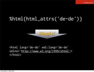 HAML / SASS and COMPASS