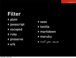 HAML / SASS and COMPASS