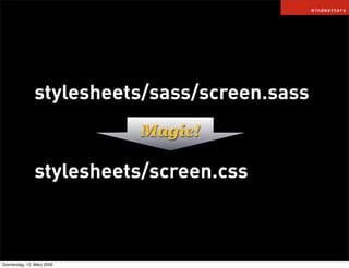 HAML / SASS and COMPASS