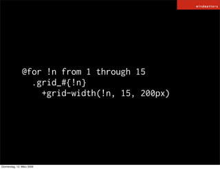 HAML / SASS and COMPASS