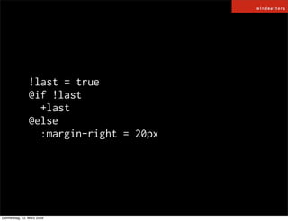 HAML / SASS and COMPASS