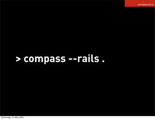 HAML / SASS and COMPASS