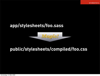 HAML / SASS and COMPASS