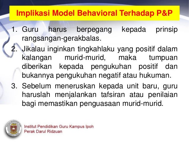 Model-model pengajaran