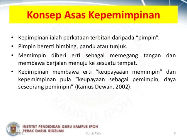 Tajuk 6 Kepemimpinan Guru