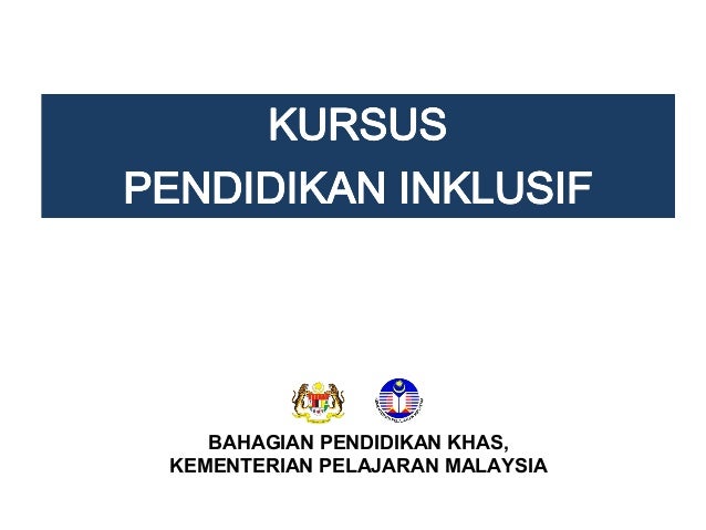Tajuk 3 peraturan pelaksanaan pendidikan inklusif