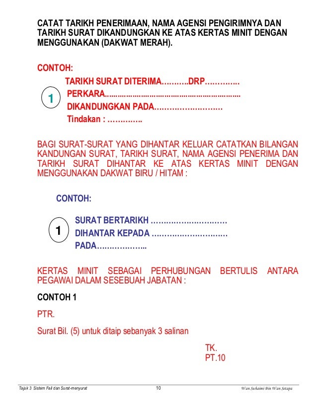 Pendaftaran Surat Keluar Masuk