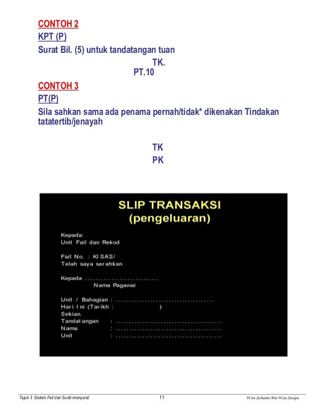Tajuk 3 sistem fail dan surat menyurat 1