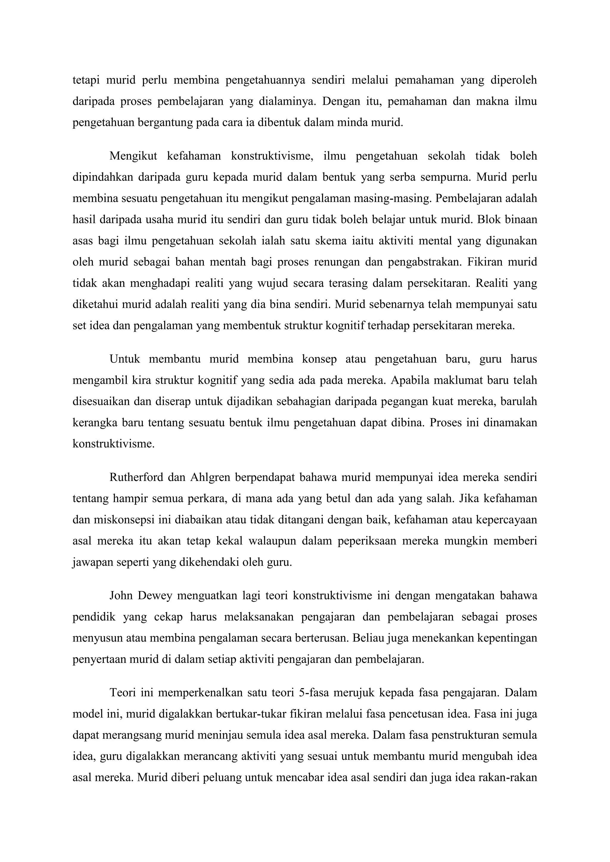 Tajuk 4; konstruktivisme vs latih tubi