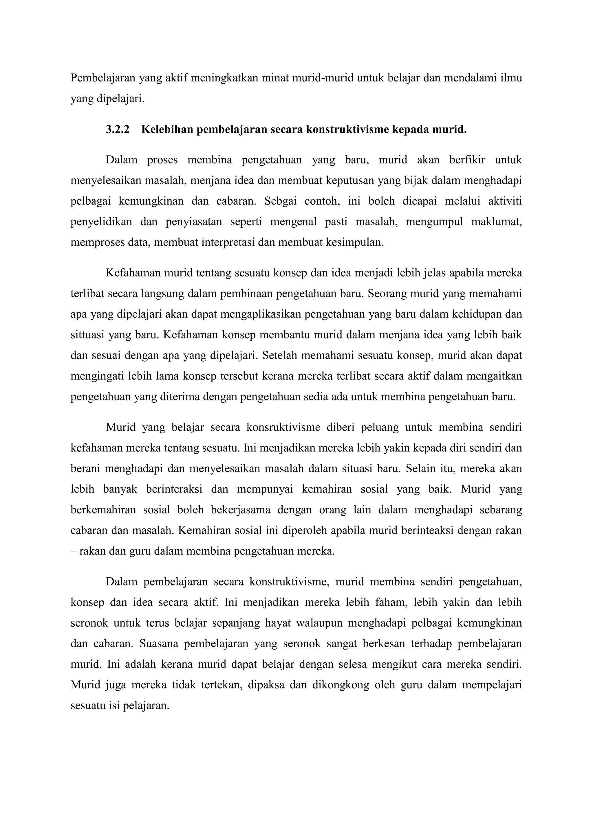 Tajuk 4; konstruktivisme vs latih tubi