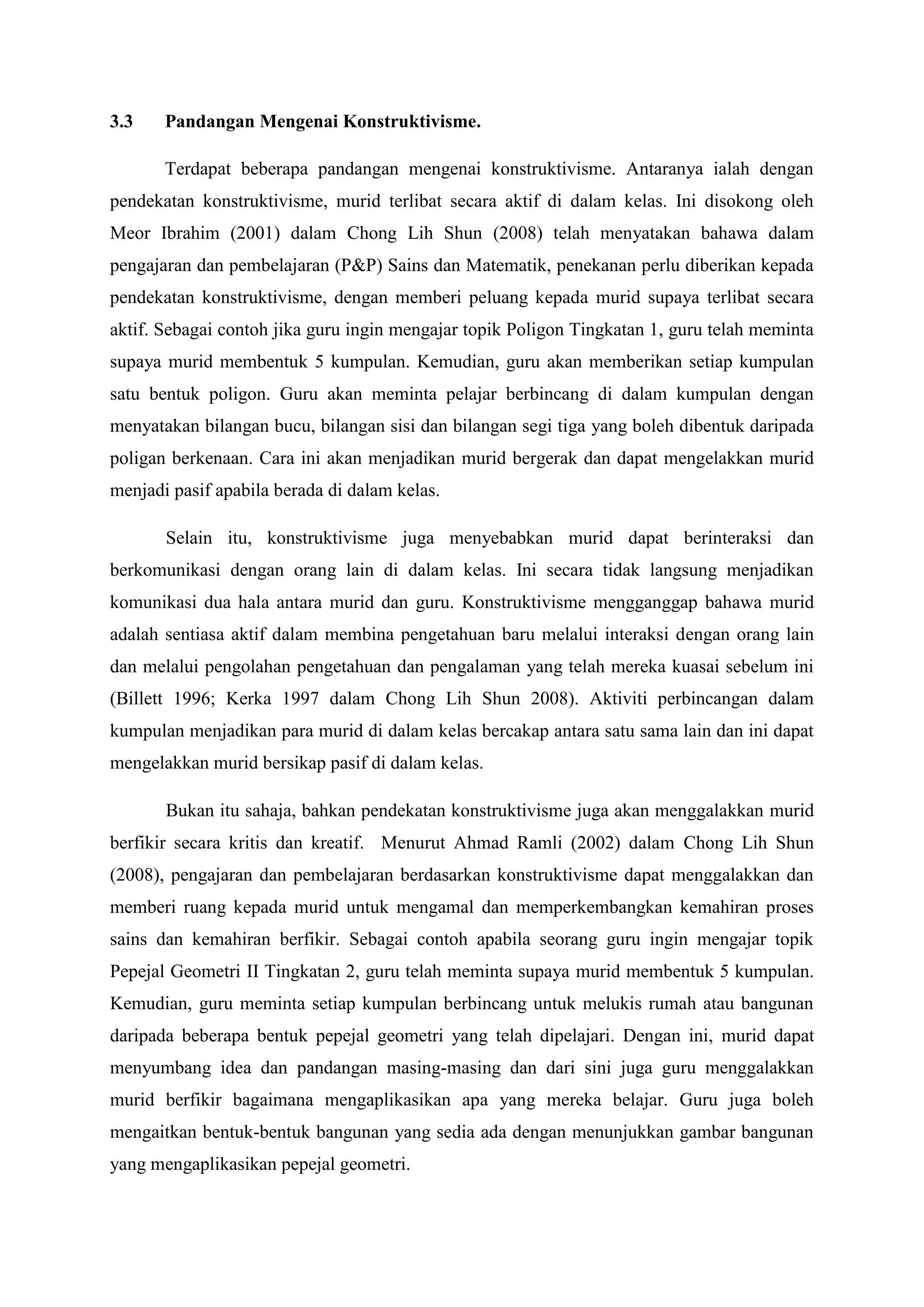 Tajuk 4; konstruktivisme vs latih tubi