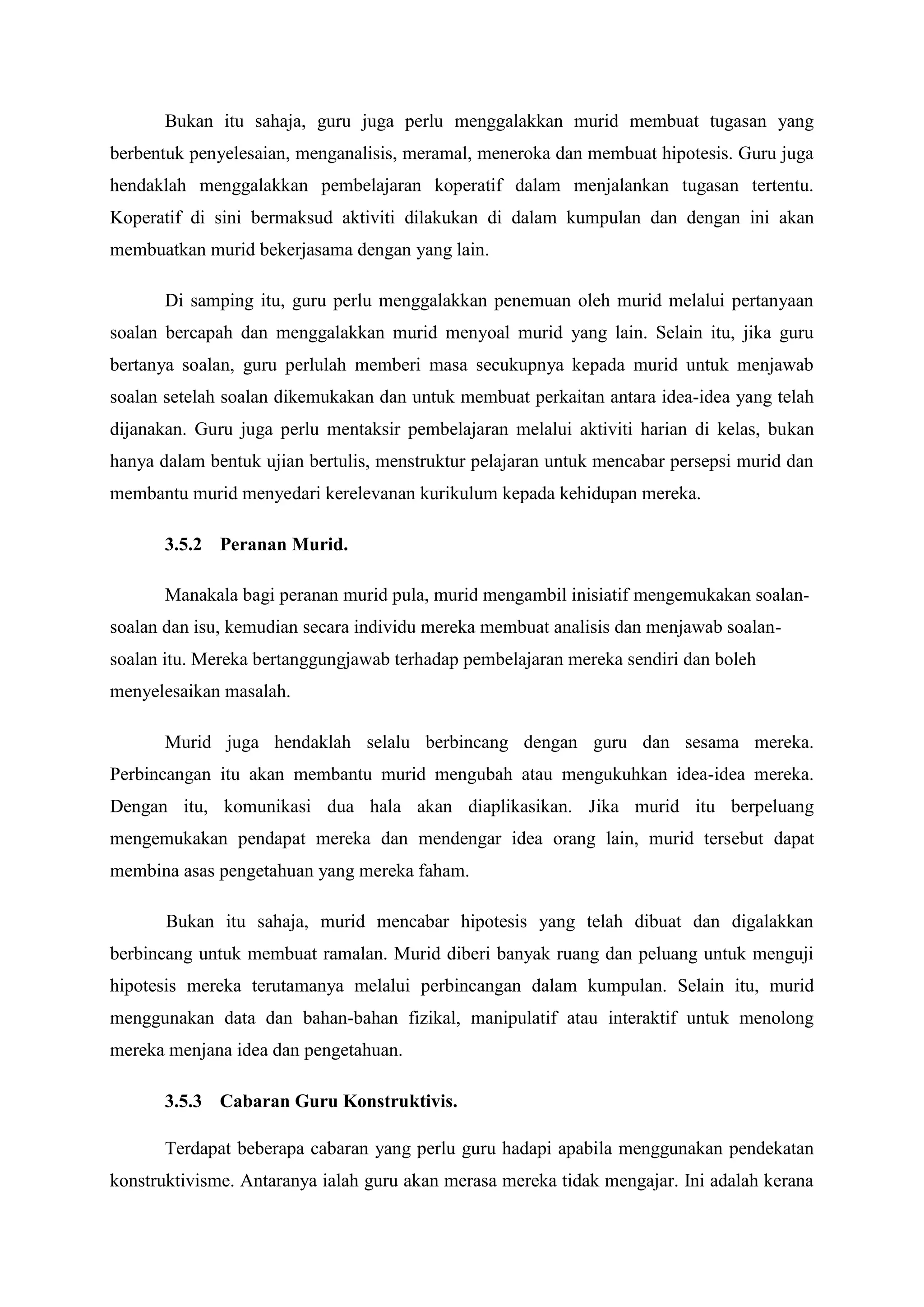 Tajuk 4; konstruktivisme vs latih tubi