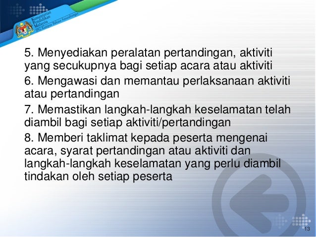 Tajuk 4 Pengelolaan Aktiviti Dan Pertandingan