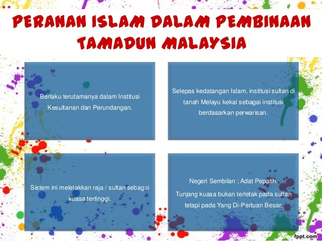 Tajuk 6 ISLAM DALAM TAMADUN MELAYU