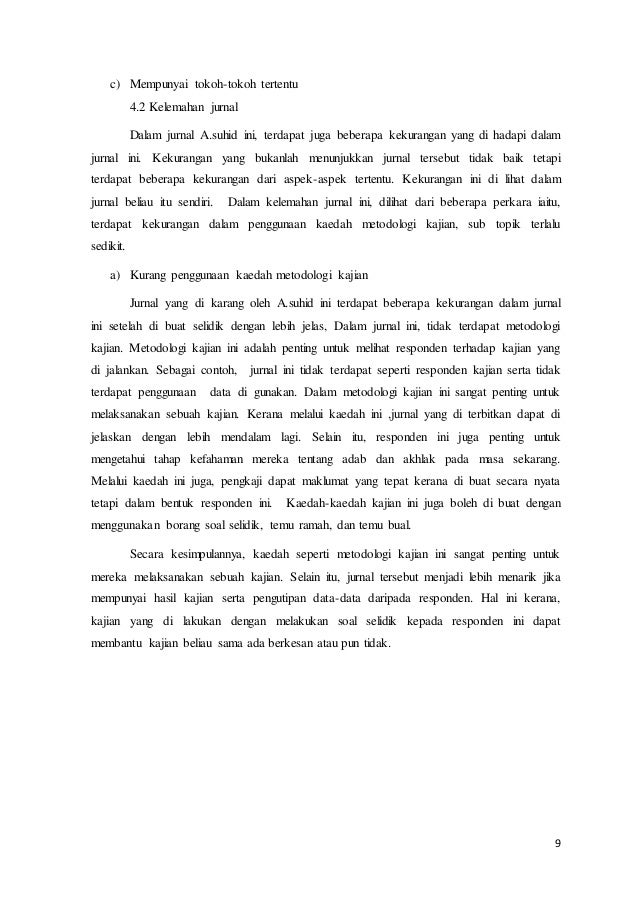 Pemantapan Komponen Akhlak Dalam Pendidikan Islam Bagi Menangani Era