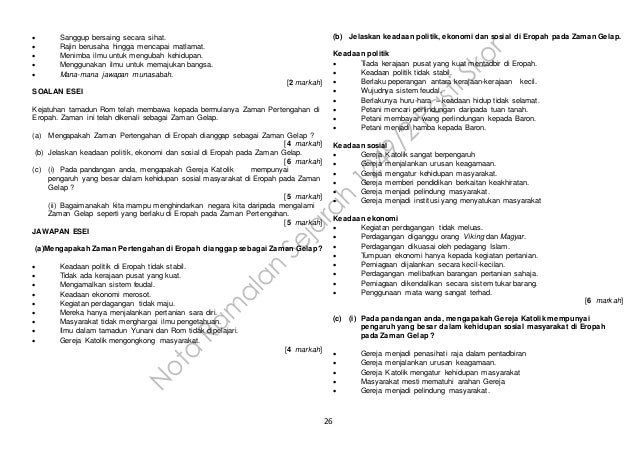 Tajuk ramalan sejarah spm 2014
