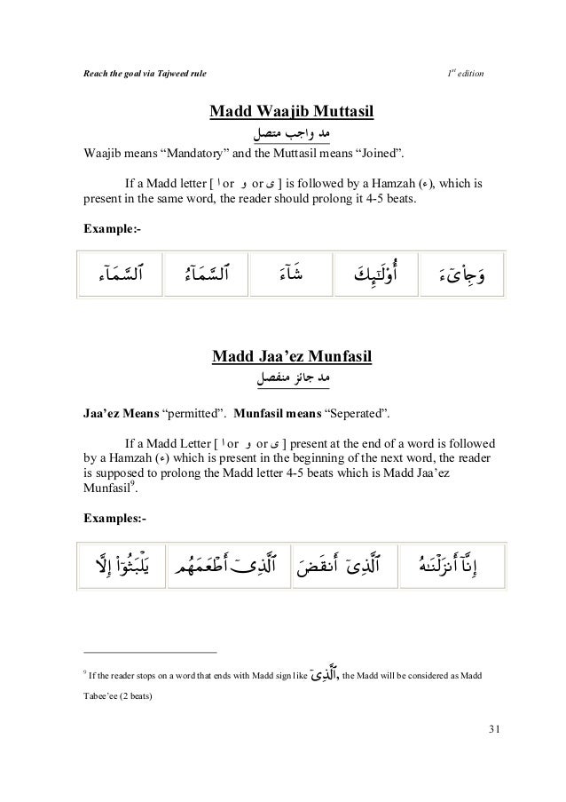 Tajweed Rules