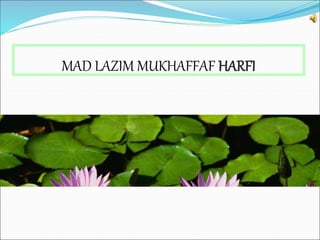 MAD LAZIM MUKHAFFAF HARFI
 