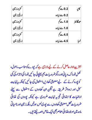 Tajzia arazi urdu