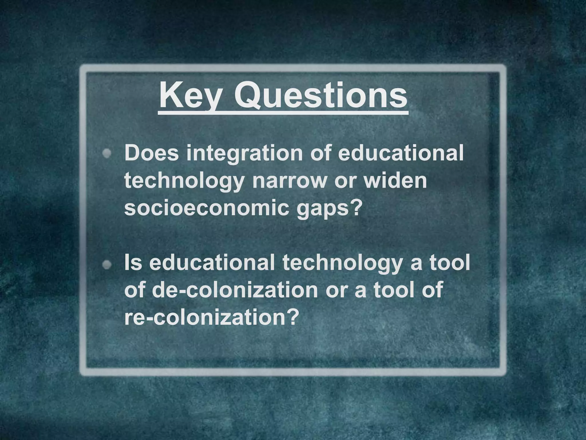 Educational
Technology
 