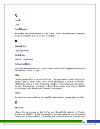 Qard Takaful guide SCEP Pakistan || Australian Islamic Library || www ...