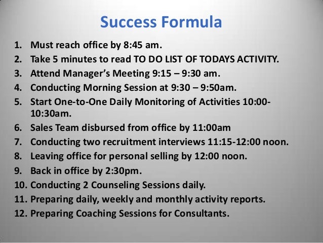 a mirror to a takaful manager in regular performance office to do list manager