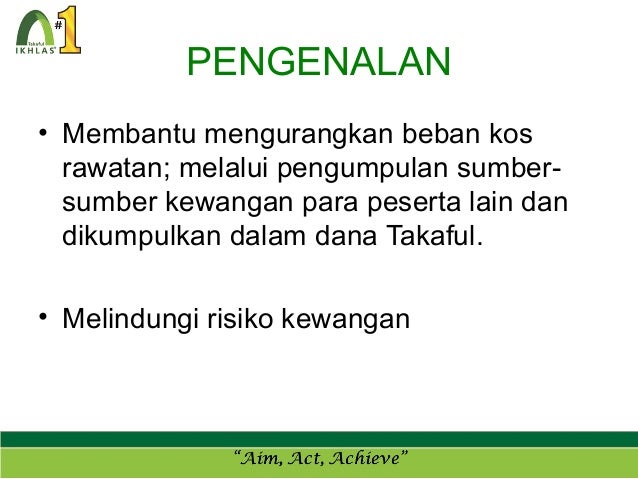 Takaful perubatan & kesihatan