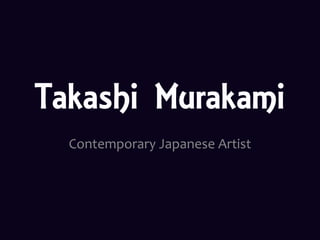 Takashi Murakami loves and fears AI - The Japan Times