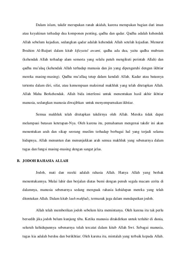 makhluk gaib menurut islam Takdir jodoh seorang manusia makhluk gaib menurut islam Takdir jodoh seorang manusia