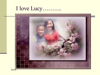 I love Lucy………. 