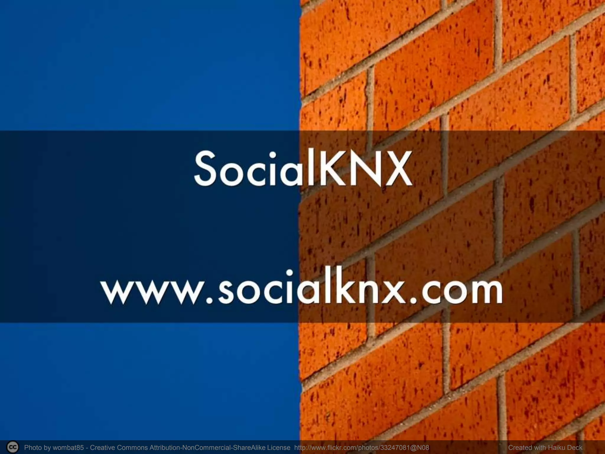 Photo by wombat85 - Creative Commons Attribution-NonCommercial-ShareAlike License http://www.flickr.com/photos/33247081@N08 Created with Haiku Deck 
