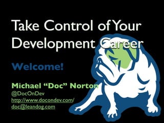Oredev :: Take Control of Your Development Career