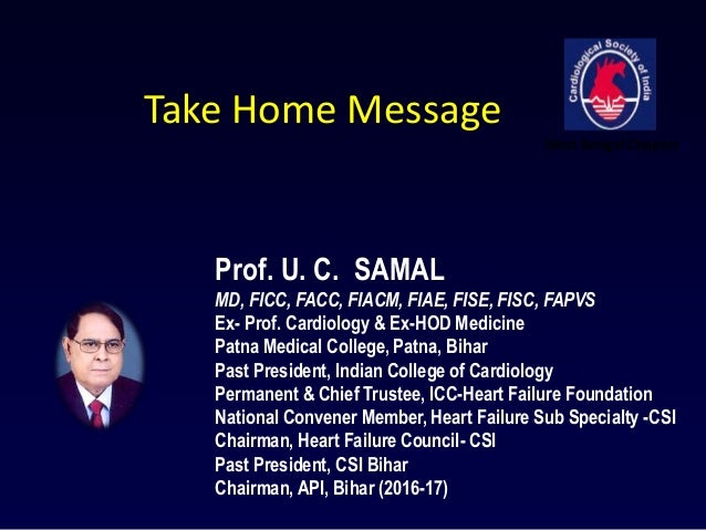 Take Home Message Take Home Message