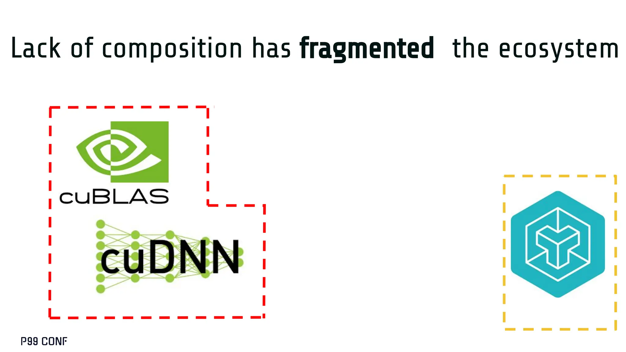 Lack of composition has fragmented the ecosystem
 