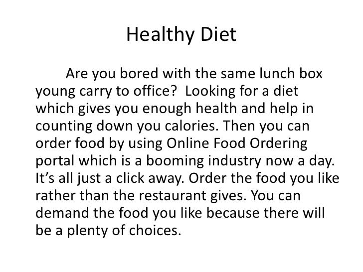 take away a healthy diet yummybay nutritious food