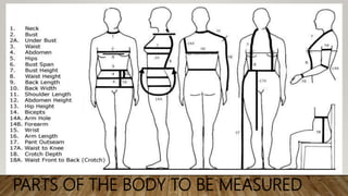 Proper Measurements Take body measurements (women's apparel) | PPTX