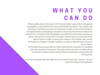 Take Charge of Chargeback