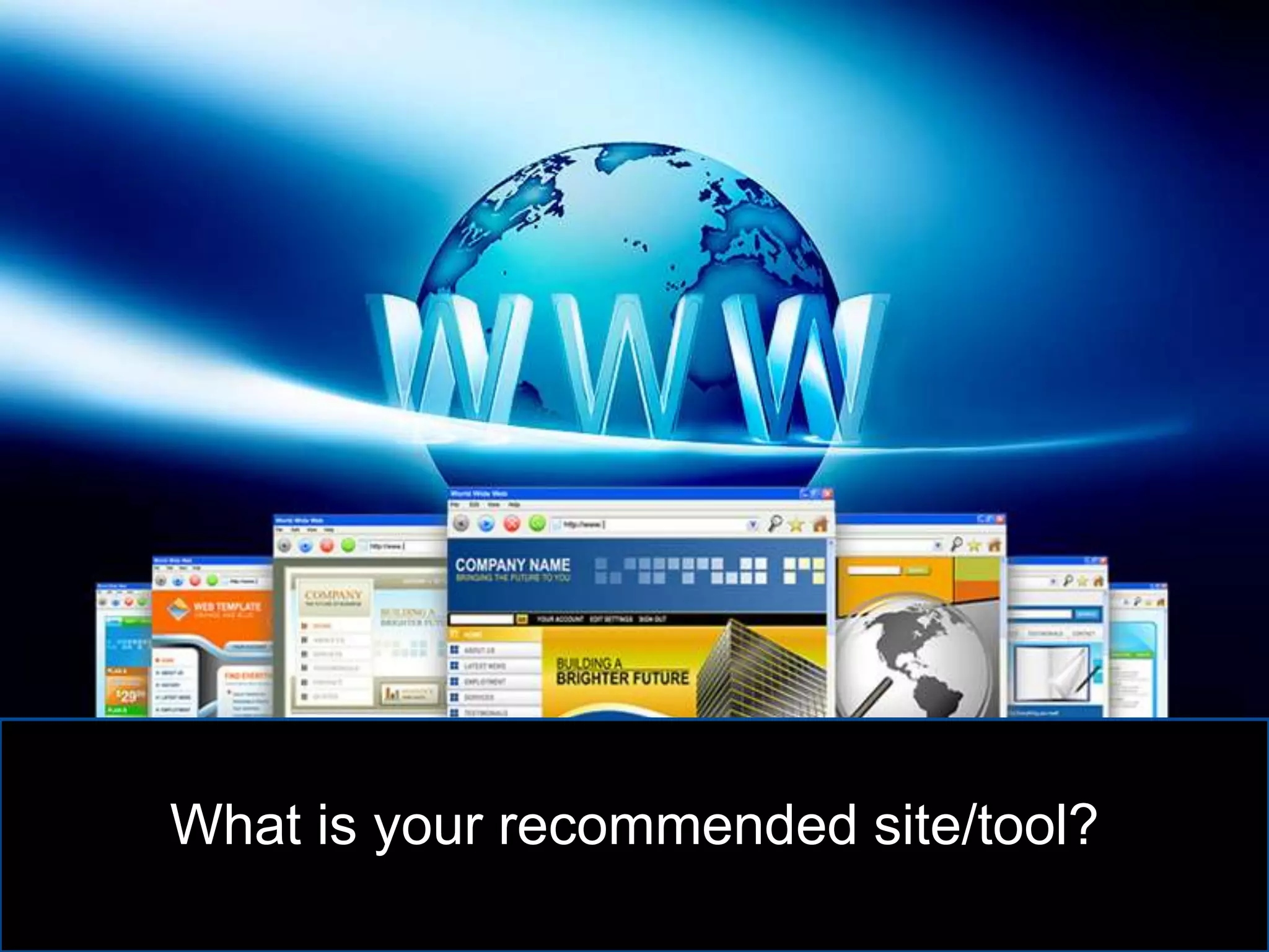 What is your recommended site/tool?
 