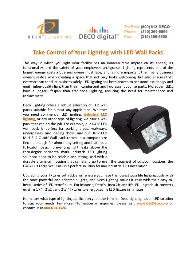 deco lighting linea led