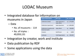 Building DBpedia Japanese and Linked Data Cloud in Japanese | PPTX
