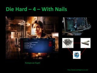 Die Hard – 4 – With Nails 
Fiction-or-Fact! 
http://www.cytelligence.co.uk/ 
 