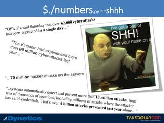 $./numbers.py --shhh
 