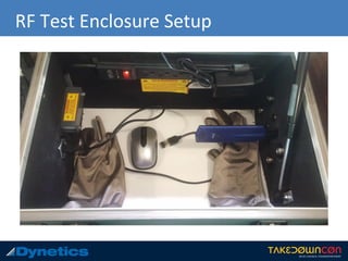 RF Test Enclosure Setup
 