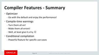 Take Full Advantage of the Oracle PL/SQL Compiler | PPTX