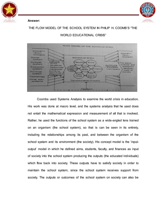 System Analysis In Education PDF