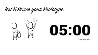 Then switch
Then switch
Test&Revise your Prototype
 