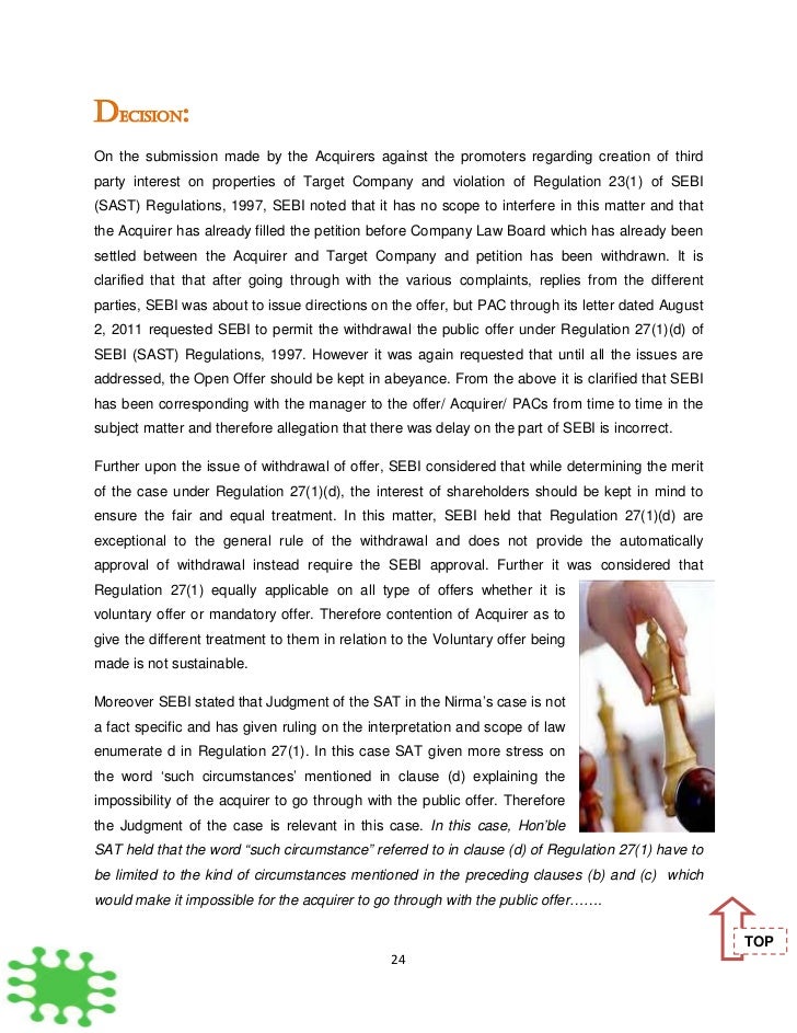 case study of sebi Case study in 1992, the bombay stock exchange (bse),3 the leading stock exchange in india, witnessed the first major scam masterminded by harshad mehta (mehta) analysts unanimously felt that if more powers had been given to sebi, the scam would not have happened. case study of sebi Case study in 1992, the bombay stock exchange (bse),3 the leading stock exchange in india, witnessed the first major scam masterminded by harshad mehta (mehta) analysts unanimously felt that if more powers had been given to sebi, the scam would not have happened.